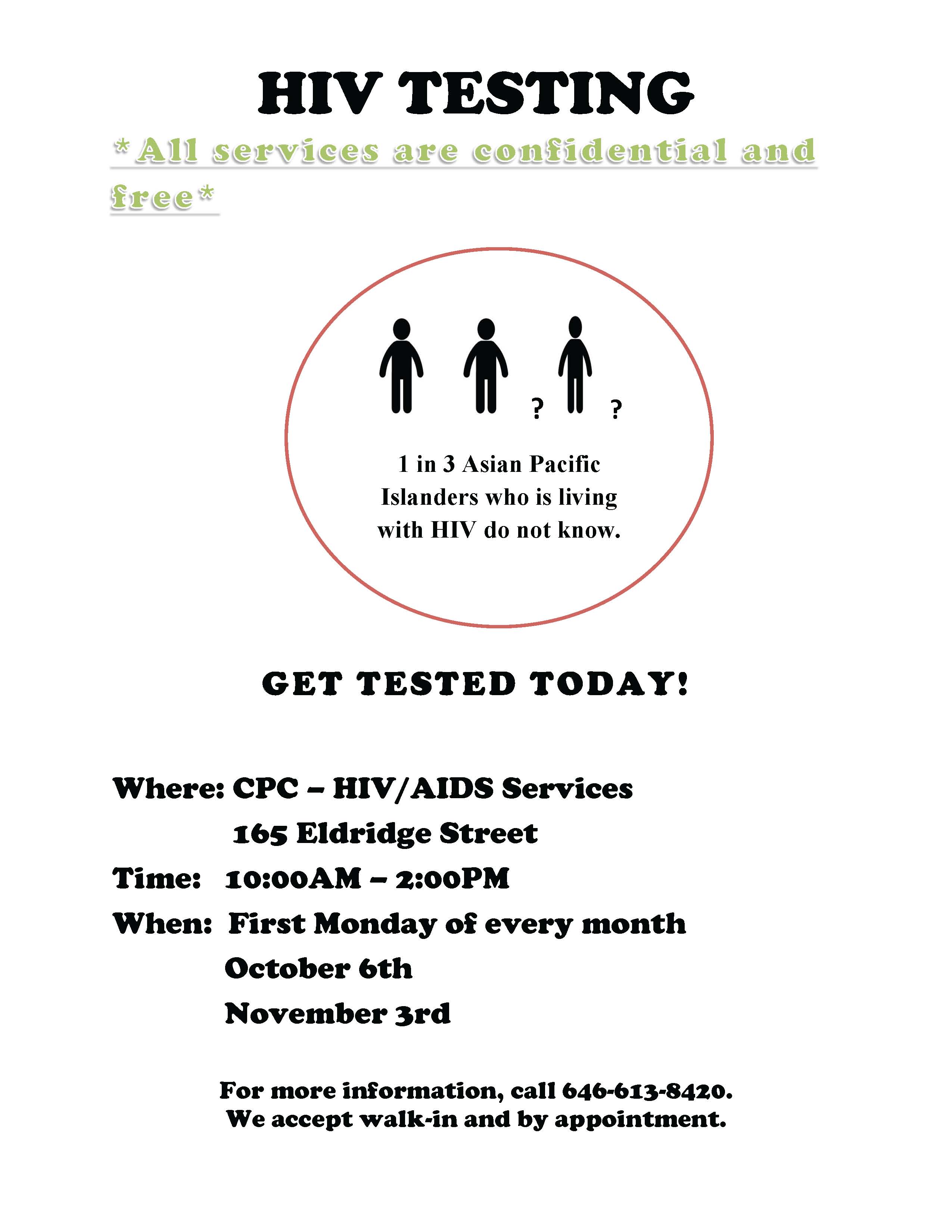 CPC NonClinical HIV Testing Site with Mount Sinai Hospital